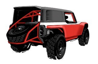 Bronco R Design Sketches